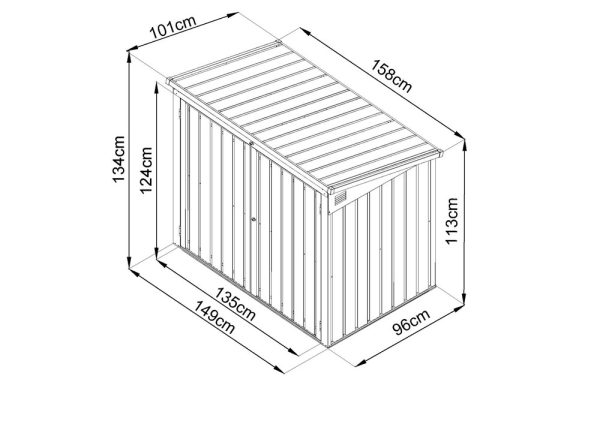 Zabojnik za smeti 2 x 240 l ZI-MTB2