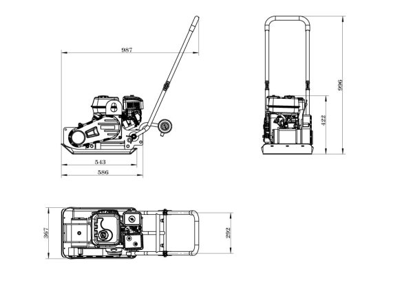 Vibro plošča ZI-RPE60E