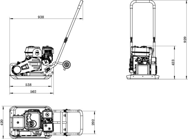 Vibro plošča ZI-RPE90E